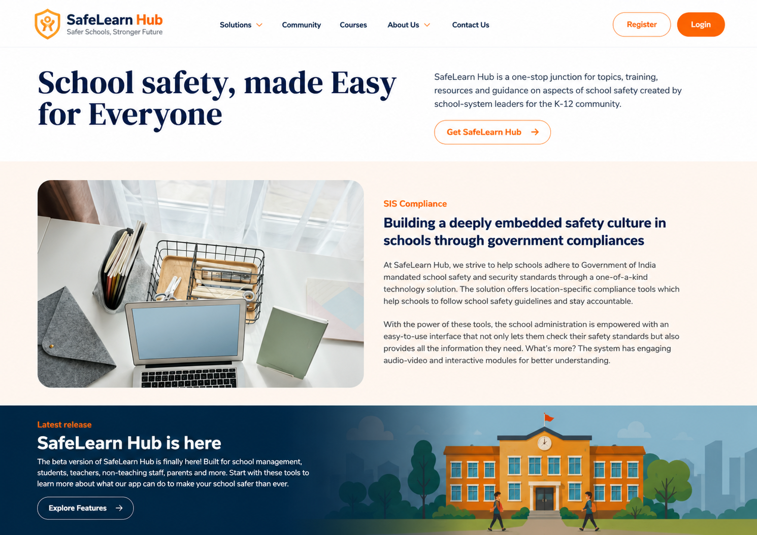 SafeLearn Hub Banner